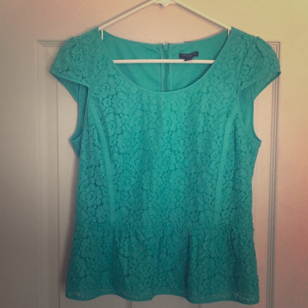 Ann Taylor Lace Blouse
